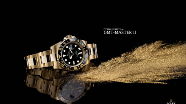 Wallpaper Perpetual, Master, WATCH, Oyster, Gold, Rolex, GMT