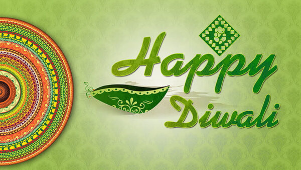 Wallpaper Background, Happy, Green, Diwali