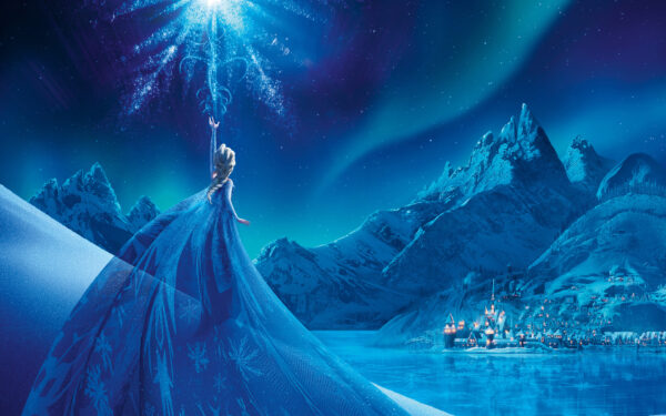 Wallpaper Palace, Snow, Frozen, Elsa, Queen