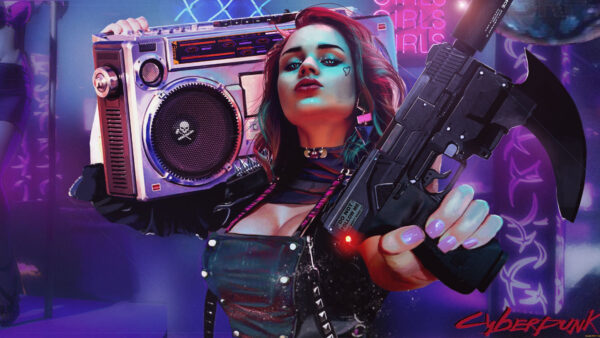Wallpaper 2077, Cyberpunk, Cosplay