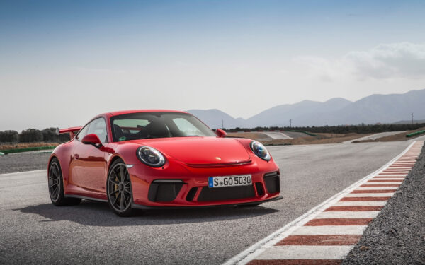 Wallpaper 2018, 911, GT3, Porsche, Red, Guards