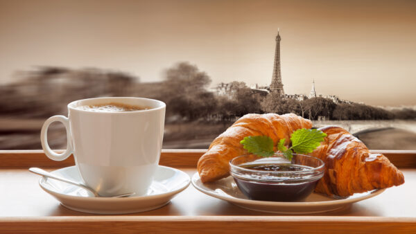 Wallpaper Cup, Tower, Eiffel, And, Mobile, Coffee, With, Desktop, Background, Breakfast, Travel