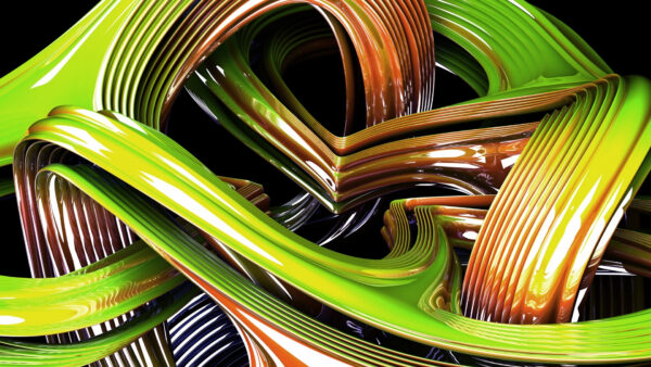 Wallpaper Brown, Fractal, Green, Abstract, And, Desktop