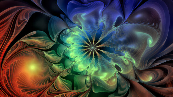 Wallpaper Art, Fractal, Abstract, Immersion