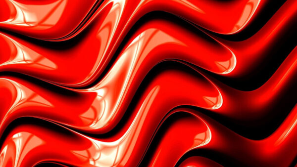 Wallpaper Wave, Desktop, Flows, Aesthetic, Red