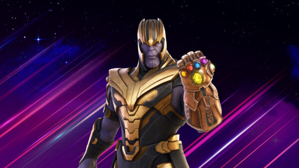 Wallpaper Thanos, Fortnite