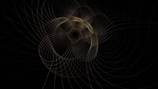 Wallpaper Wavy, Black, And, Lines, Background, Design, Gold