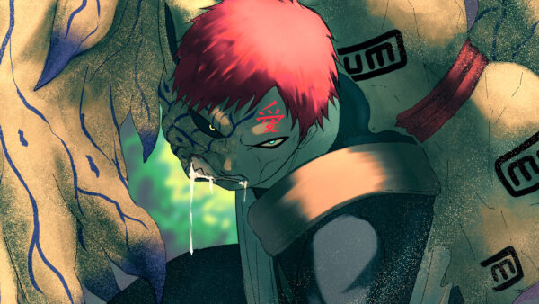 Wallpaper Naruto, Redhead, Gaara