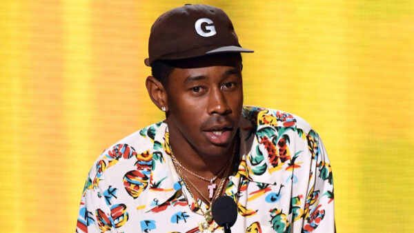 Wallpaper Wearing, Yellow, Background, Standing, The, Shirt, Tyler, Creator, Brown, Colorful, And, Cap
