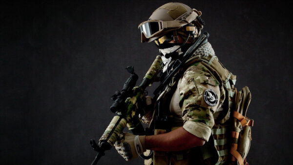Wallpaper Soldier, Desktop, With, Indian, Rifle, Army