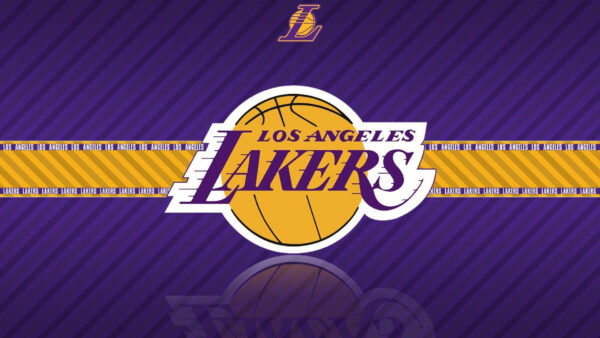 Wallpaper Basketball, Sports, Purple, Logo, Background, Striped, Lakers, Desktop