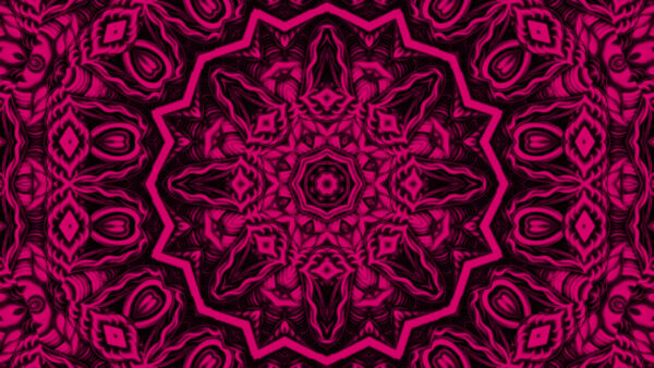 Wallpaper Mandala, Pink, Pattern, Shape, Trippy, Black