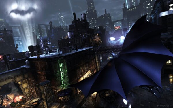 Wallpaper City, Arkham, Batman