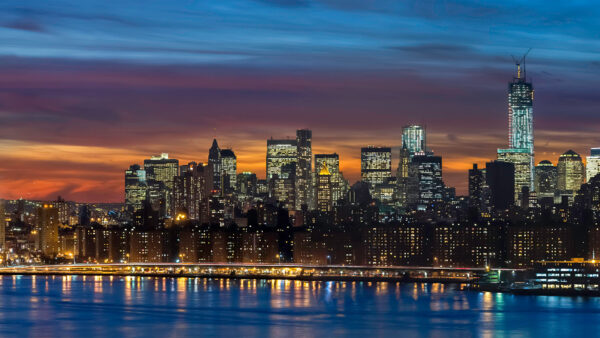 Wallpaper York, Panorama, Manhattan, Skyline