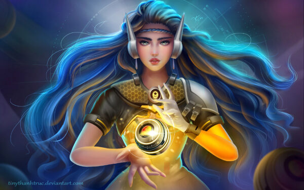 Wallpaper Overwatch, Artwork, Symmetra