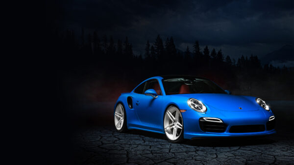 Wallpaper Blue, Porsche