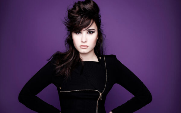 Wallpaper Demi, Neon, Lovato, Lights