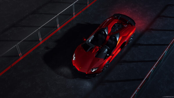 Wallpaper CGI, Aventador, Lamborghini
