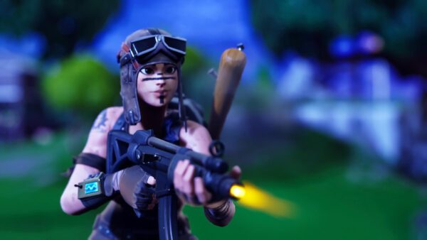 Wallpaper Raider, Fortnite, Renegade, Games, Holding, Desktop, Shotgun