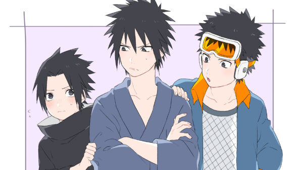 Wallpaper Naruto, Uchiha, Sasuke, Boy, Obito, Madara