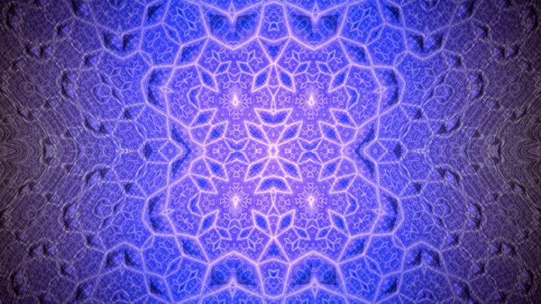 Wallpaper Glow, Desktop, Fractal, Art, Blue, Abstract, Pattern, Mobile, White