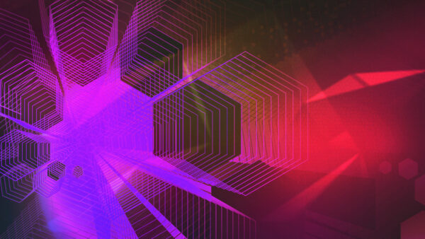 Wallpaper Pink, Hexagon, Shapes, Abstraction, Geometric, Abstract, Purple