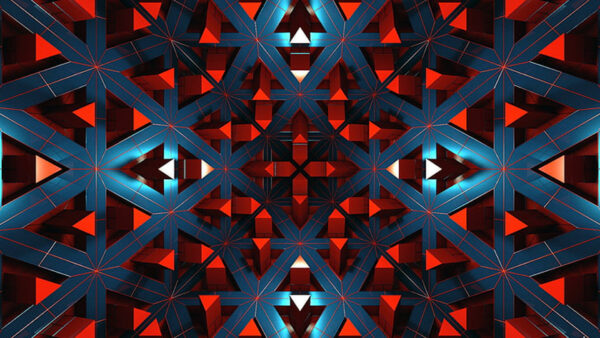 Wallpaper Red, Abstraction, Digital, Art, Blue, Abstract, Stars