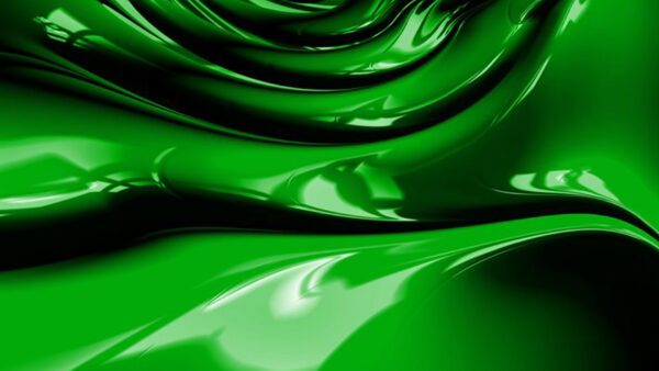 Wallpaper Abstract, Wavy, Green, Art, Background, Aesthetic