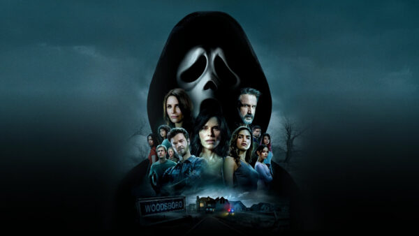 Wallpaper Ortega, Jenna, Jack, Scream, (2022), Melissa, Barrera, Minnette, Neve, Ulrich, Campbell, Dylan, Skeet, Quaid