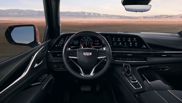 Wallpaper Escalade, Cars, Interior, 2023, Desktop, Cadillac