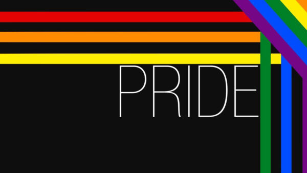 Wallpaper Black, Red, Orange, Desktop, Lines, Pride, Yellow, Background