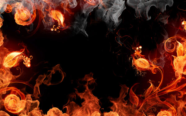 Wallpaper Design, Fire, Wide