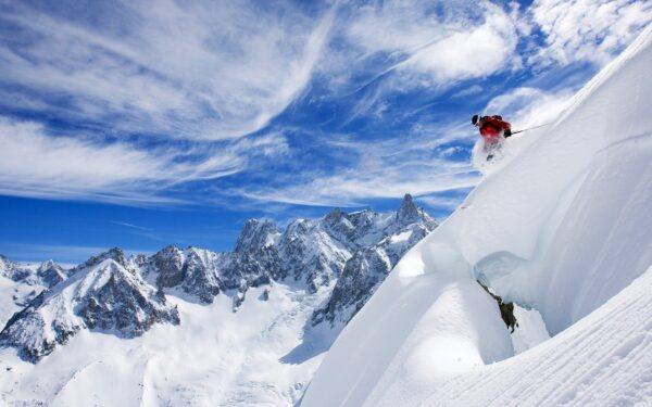 Wallpaper Skiing, France