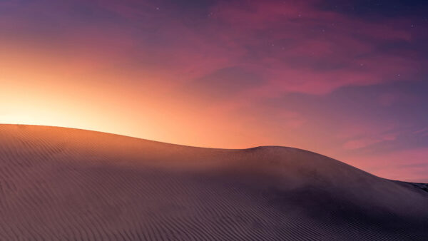 Wallpaper Desert, Sunset