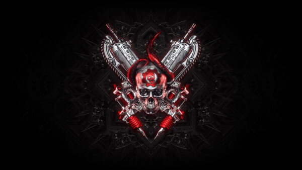 Wallpaper Gears, Skull