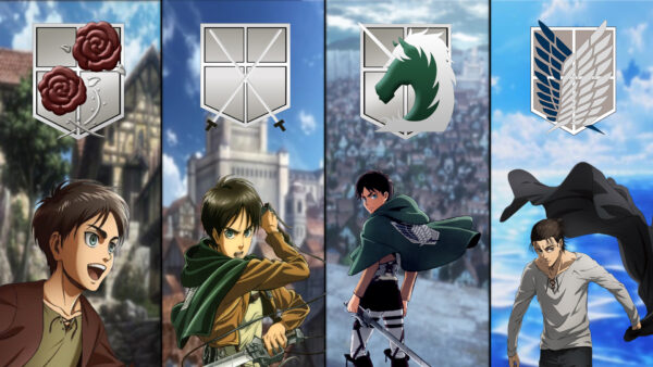 Wallpaper Kyojin, Eren, Yeager, Shingeki, Attack, Titan