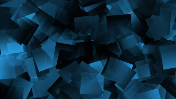 Wallpaper Abstract, Black, Desktop, Blue, Cube, Mobile