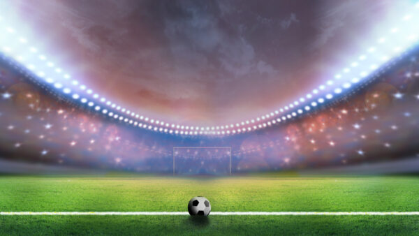 Wallpaper Background, Football, Ball, White, Black, Green, Lighting, Desktop, Grass