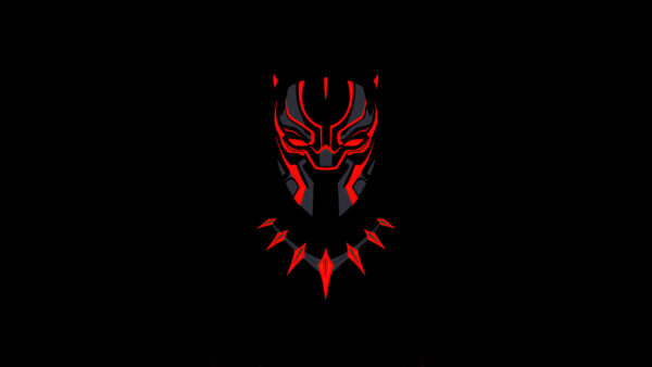 Wallpaper Minimalist, Comics, Superhero, Panther, Black, Marvel