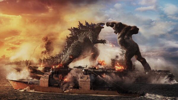 Wallpaper Kong, King, Godzilla, Fight