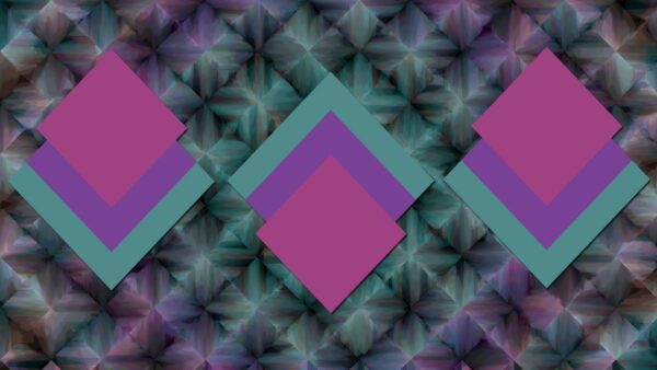 Wallpaper Purple, Green, Abstract, Square, Light, Shape, Desktop, Pink