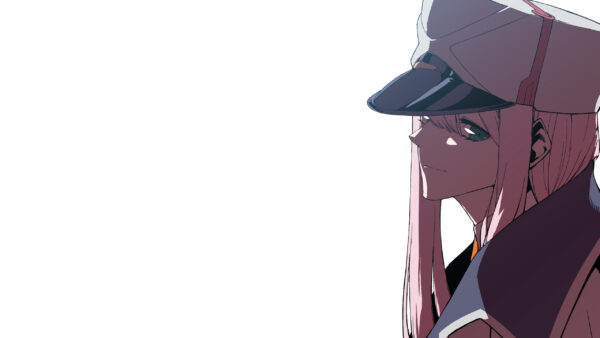 Wallpaper Side, Background, Two, Anime, Zero, Hat, The, White, Darling, With, FranXX