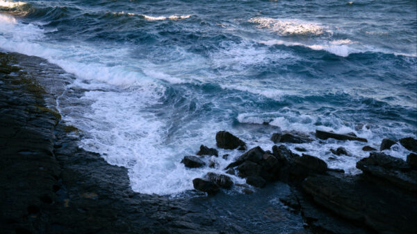 Wallpaper Desktop, Mobile, Rocks, Nature, Sea, Beautiful, Waves