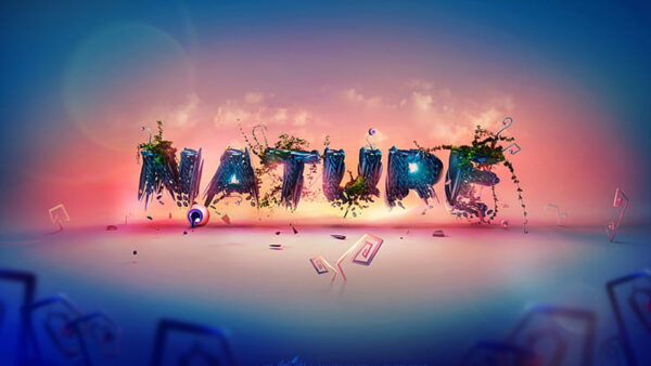 Wallpaper Creative, Nature, Typography, Colorful
