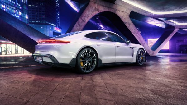 Wallpaper Porsche, 2021, Taycan, Cars, Aerokit, Techart