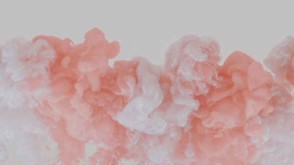 Wallpaper Smoke, Abstract, White, Light, Orange