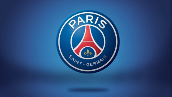 Wallpaper Saint, Background, Paris, Logo, Germain, Blue, Light, PSG