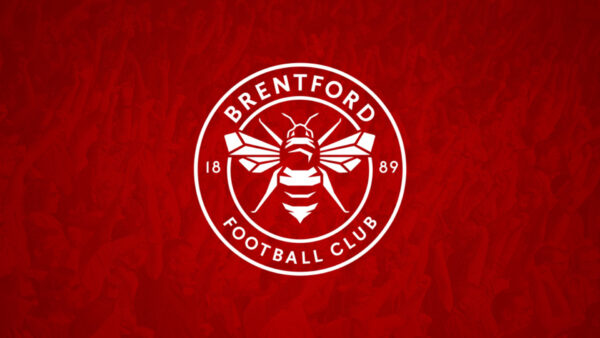 Wallpaper Red, Emblem, F.C, Logo, Soccer, Background, Brentford