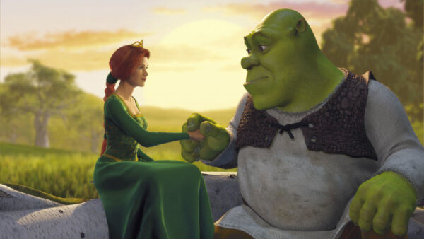 Wallpaper With, Princess, Fiona, Shrek, Dress, Green