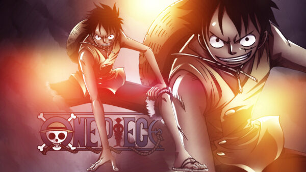 Wallpaper Golden, Piece, One, With, Anime, Luffy, Desktop, Glare, Monkey